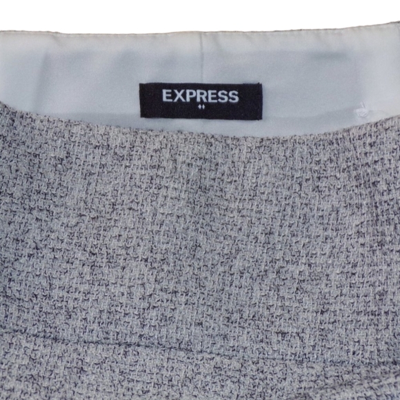 NWOT Express High Waisted Textured Zip Side Pencil Skirt - Picture 5 of 6